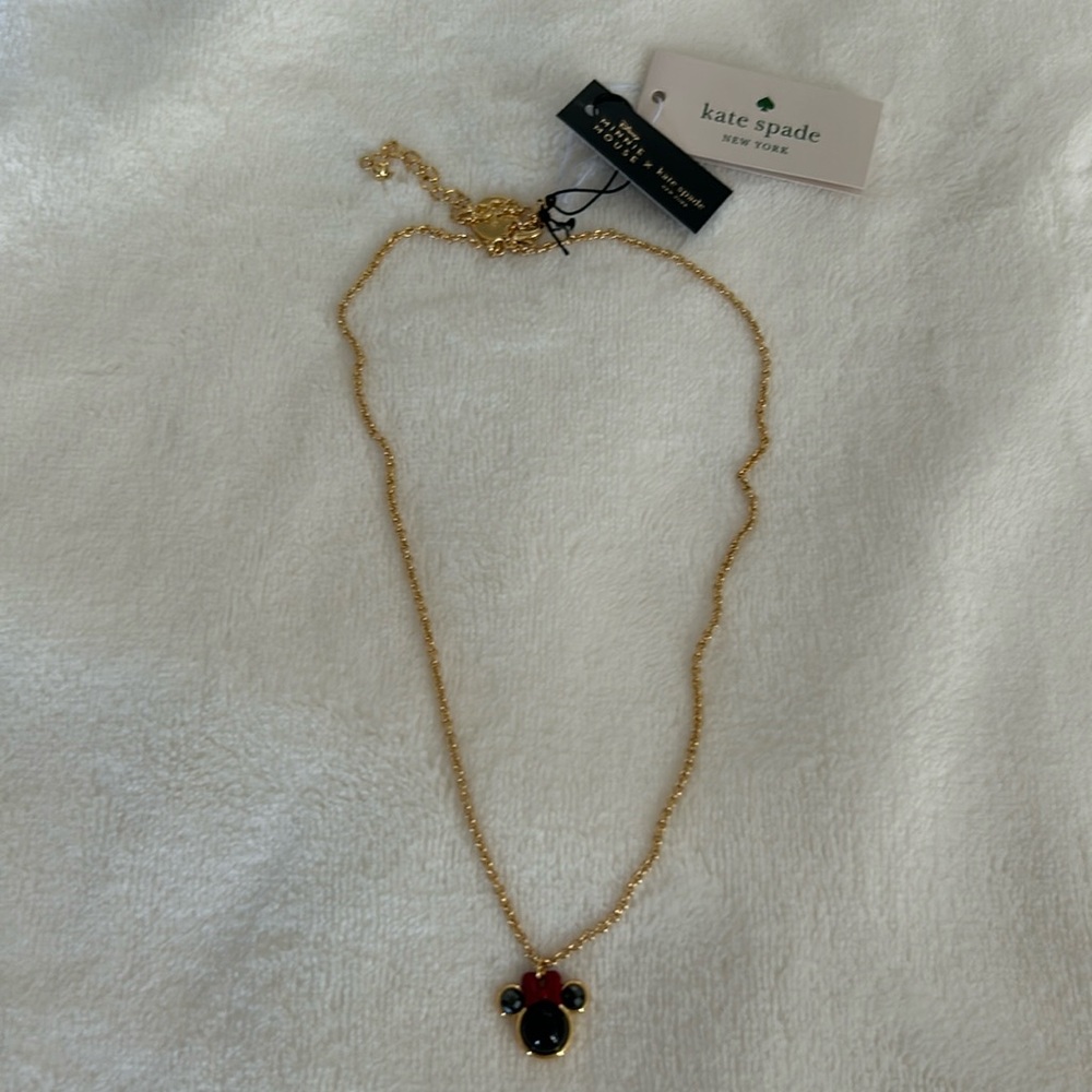 NWT Kate Spade x Minnie Mouse pendant necklace